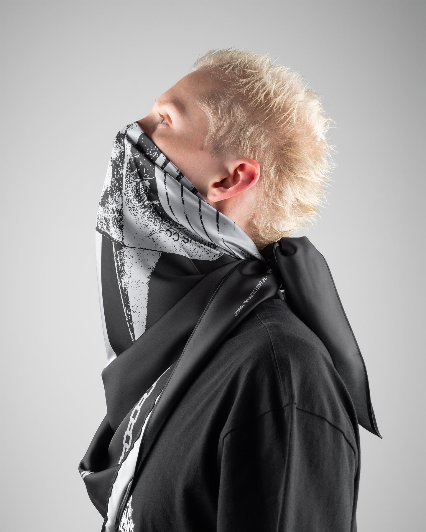 Bolted Satin Scarf