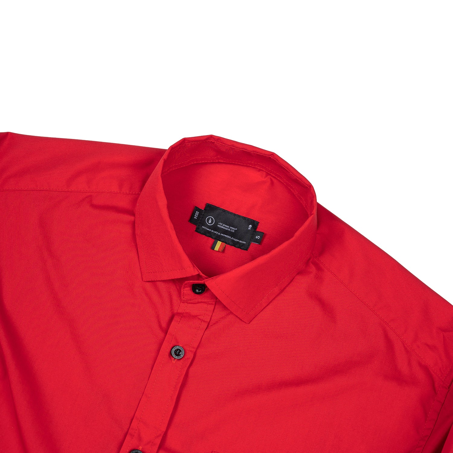 Red Button Shirt LS – MXDVS Red Button Shirt LS – MXDVS