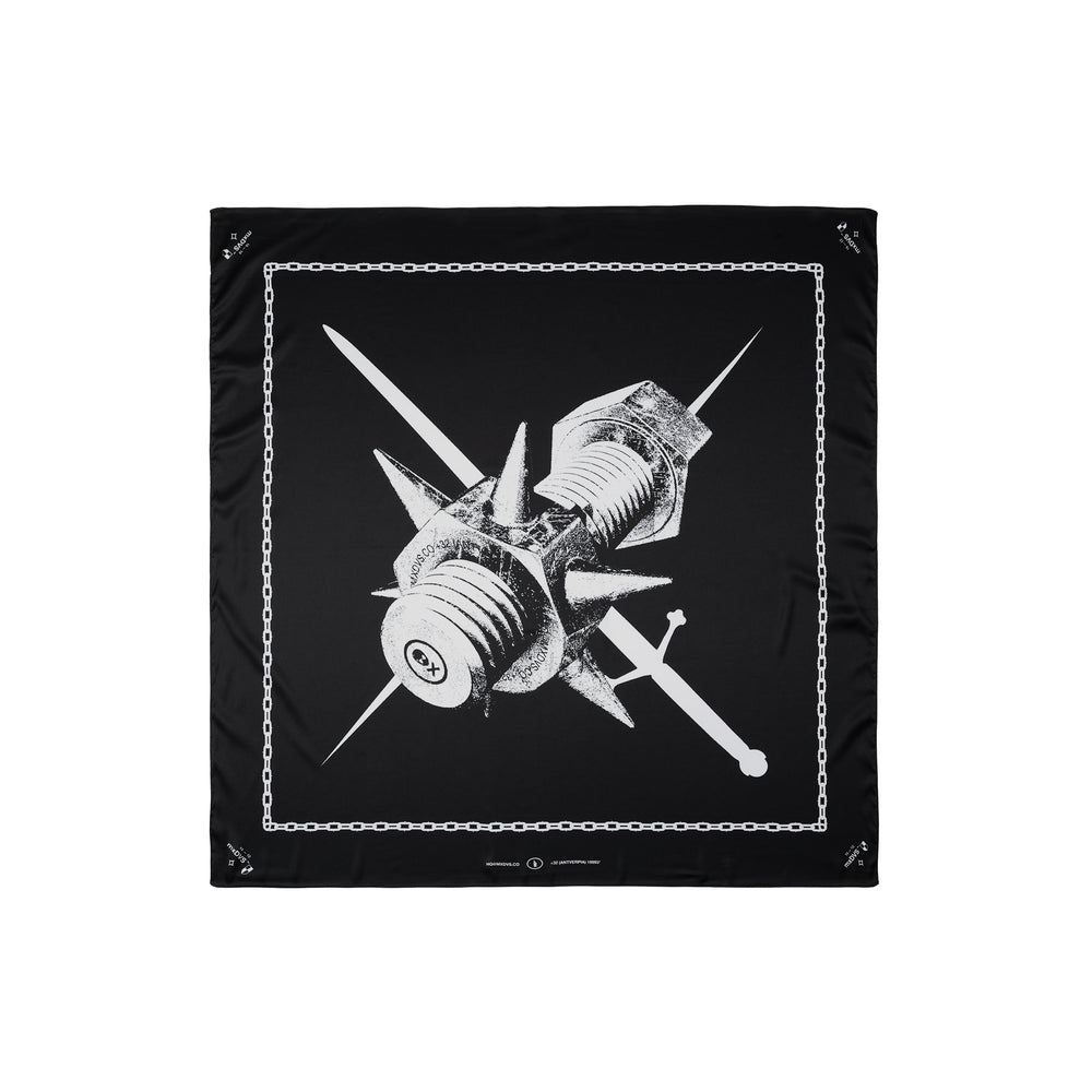 Bolted Satin Scarf