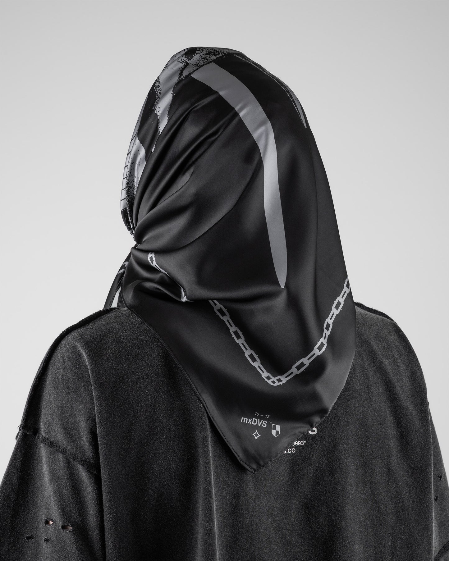Bolted Satin Scarf