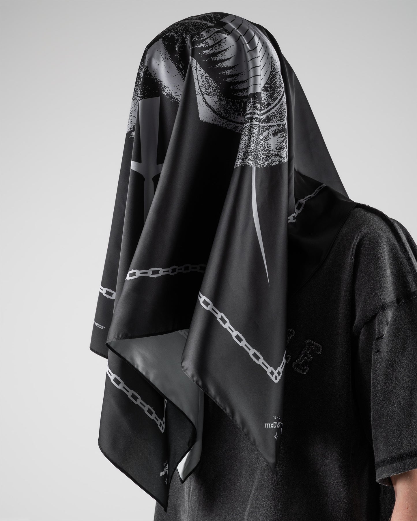 Bolted Satin Scarf