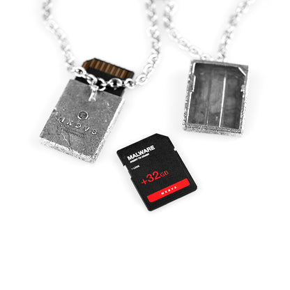 SD Card Necklace