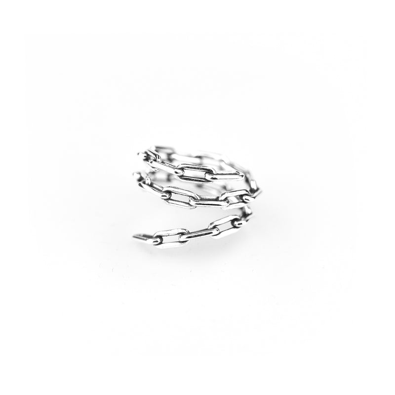 Spiral Chain Ring 2.0 by MXDVS, rings, second view
