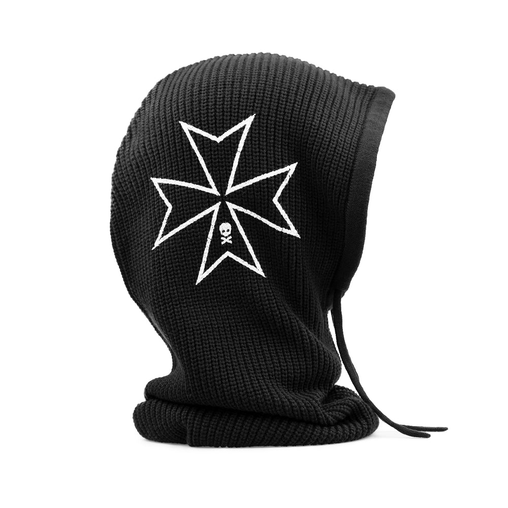 Maltese Cross Knitted Hood
