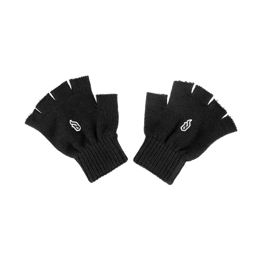 Fingerless D-logo gloves