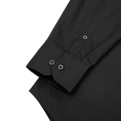 Black Button Shirt LS