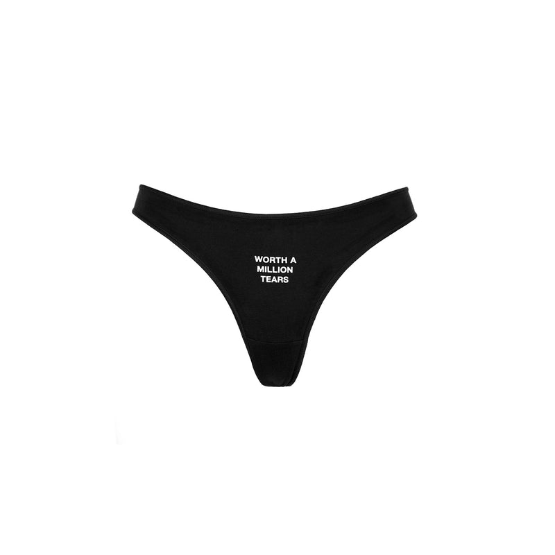 Worth A Million Tears Thong by MXDVS, underwear